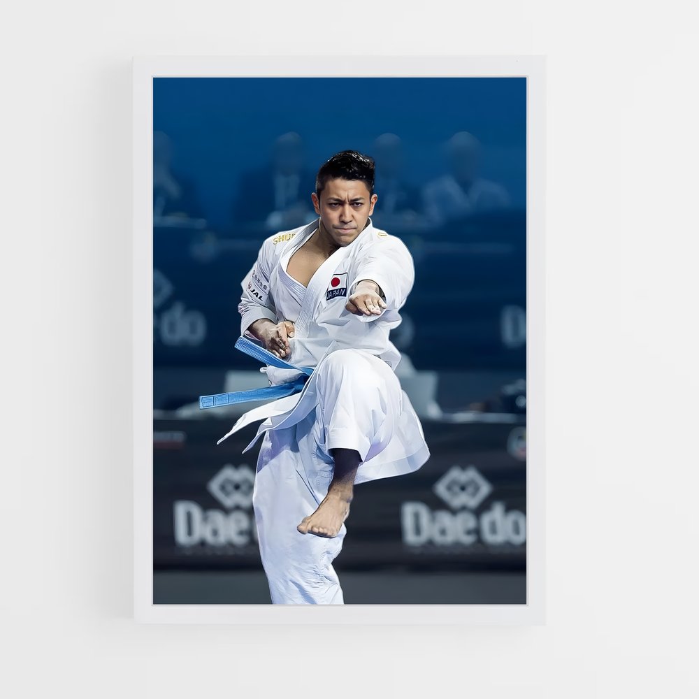 Poster Ryo de kiyuna – affiche Karaté (vue 3)